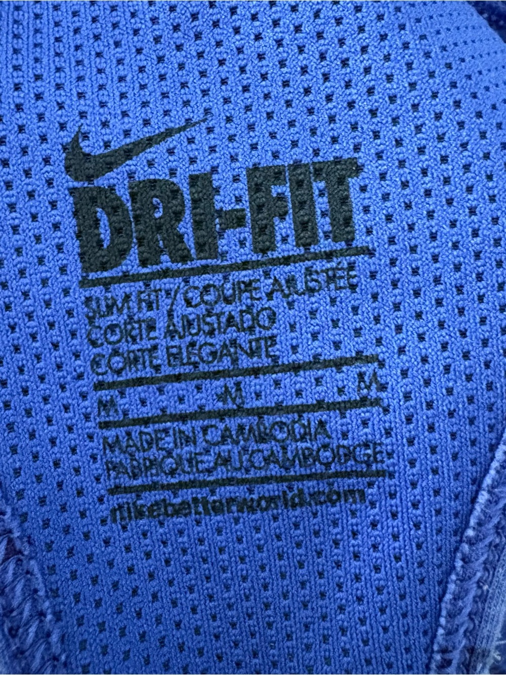 Nike Dri-FIT Blue Striped Racerback Tank Top - Picture 13 of 13